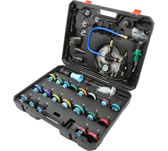Набор для тестирования герметичности системы охлаждения LIGE 44пр., в кейсе /1 NEW LG-14410 1