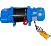 Лебедка TOR ЛЭК-1000 E21 KCD 1000/2000 кг 380 В с канатом 70/35 м (T) 1050503