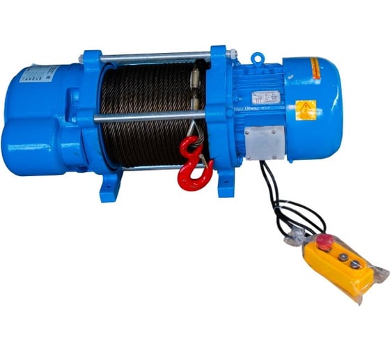 Лебедка TOR ЛЭК-1000 E21 KCD 1000/2000 кг 380 В с канатом 70/35 м (T) 1050503 1