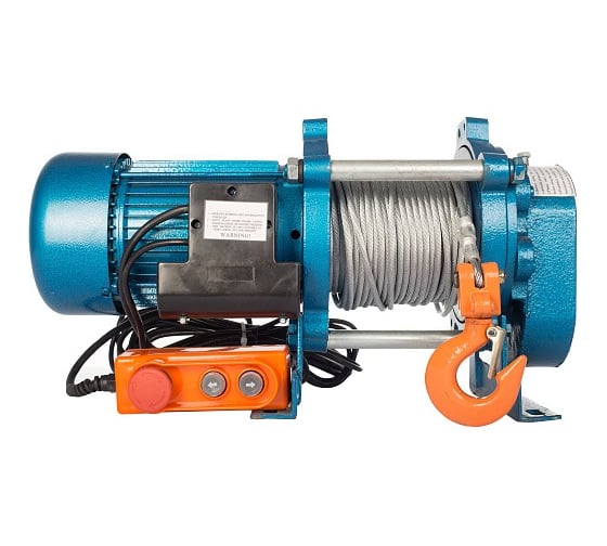Лебедка TOR ЛЭК-300 E21 KCD 300/600 кг 220 В с канатом 100/50 м (T) 1050505 1