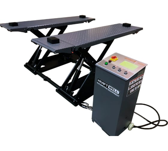 Ножничный мобильный подъемник KraftWell короткий, 3000 кг, 380 В KRW3TN