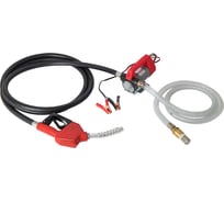 Насос перекачки топлива электрический WIEDERKRAFT 24v, заправочный раздаточный пистолет, комплект шлангов WDK-DYB40HT(24V)