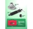 Съемник ступицы гидравлический Rockforce 3 предмета RF-4591(62829) 3