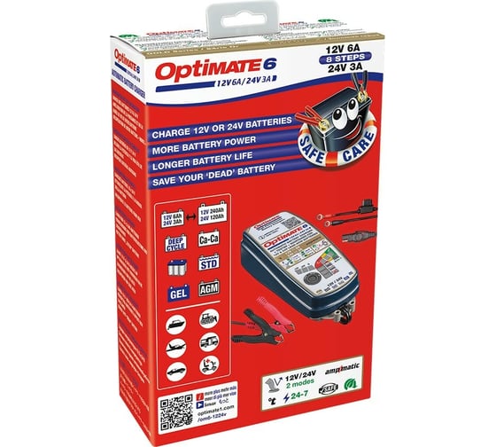 Зарядное устройство Optimate 6 12/24V Gold TM380