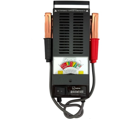 Тестер АКБ eqtree BT-A100 (нагрузочная вилка) аналоговый, 6/12В, 100А В0000000204781 1
