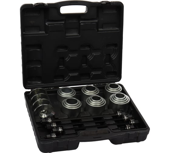 Набор для замены сайлентблоков, втулок и подшипников LIGE 28 предметов (75,77,80,85мм; M10, M12, M14, M16 L-350мм LG-94610 1