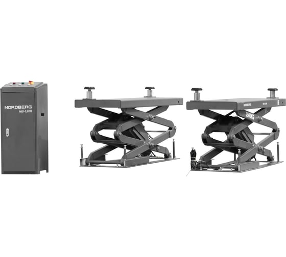 Подъемник ножничный NORDBERG 3.5т, с встроенными адаптерами для SUV авто, 220В (серый) N631-3,5G_220 1