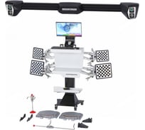 Стенд сход-развал NORDBERG 3D настенный, без колонны, серый C802-C (7015)