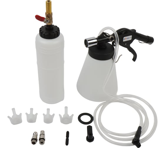 Пневматический насос для замены тормозной жидкости LIGE 750мл., бочок 1л, 6-12кг/см² LG-14020 1