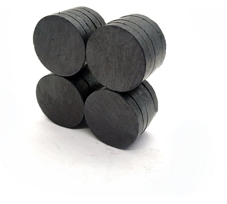 Ферритовый магнит Проф-Магнит диск 20x3мм - 20 шт., шайба D20x3 - 20шт.