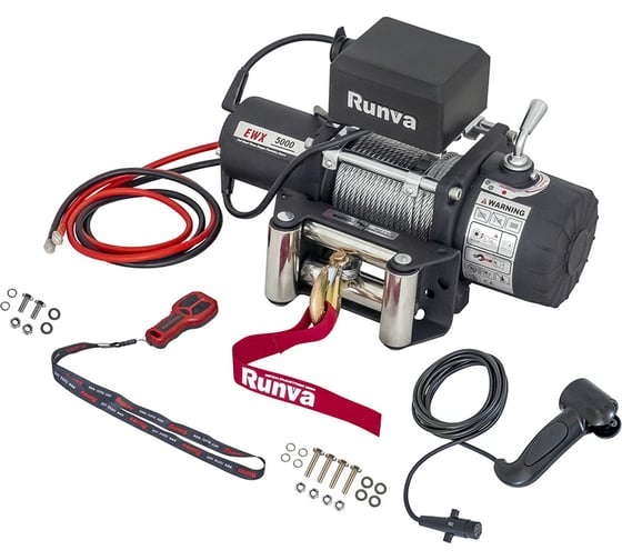 Автомобильная электрическая лебёдка RUNVA 12V 5000 lbs 2268 кг EWX5000S