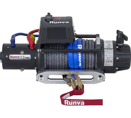 Автомобильная электрическая лебёдка RUNVA 12V 11000 lbs 5000 кг EWB11000SSR