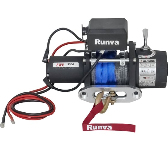 Автомобильная электрическая лебёдка RUNVA 12V EWX5000SR 2268 кг синтетический трос EWX5000SR