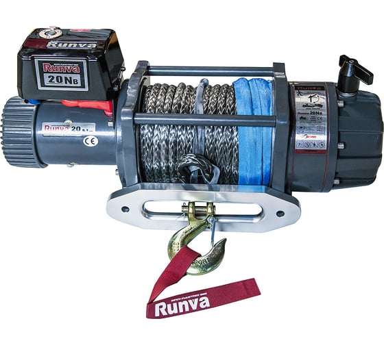 Автомобильная электрическая лебёдка RUNVA 12V 20000 lbs EWB20000USR