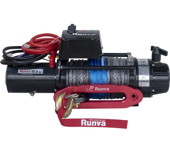Автомобильная электрическая лебёдка RUNVA 12V 12500 lbs 5670 кг EWB12500SSR