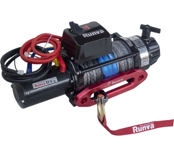 Автомобильная электрическая лебёдка RUNVA 12V 12500 lbs 5670 кг EWB12500SSR