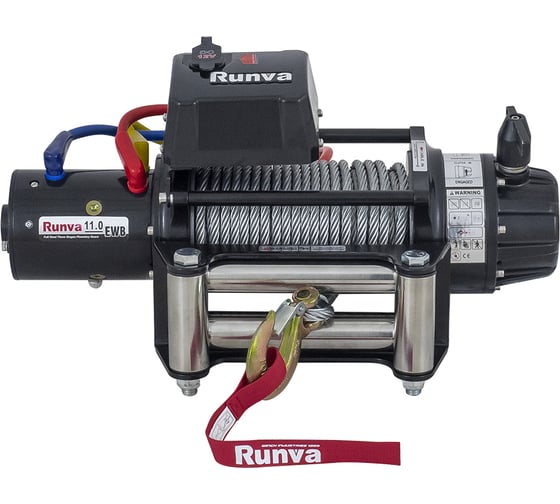 Автомобильная электрическая лебёдка RUNVA 12V 11000 lbs 5000 кг влагозащищенная EWB11000S