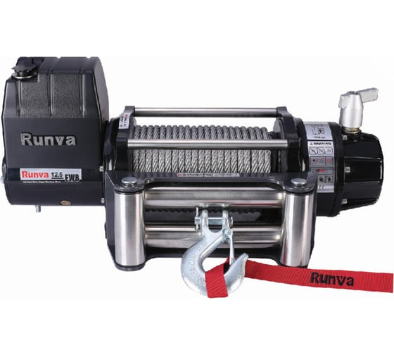 Автомобильная электрическая лебёдка RUNVA 12V 12500 lbs 5670 кг влагозащищенная EWB12500U