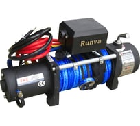 Автомобильная электрическая лебёдка RUNVA 12V 8000 lbs 3629 кг синтетический трос EWX8000SR