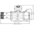 Автомобильная электрическая лебёдка RUNVA 12V 12000 lbs 5443 кг стальной трос EWX12000S 2
