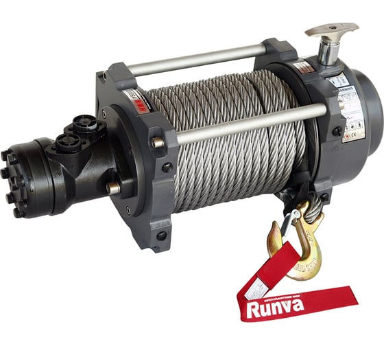 Гидравлическая лебёдка RUNVA 15000 lbs 6800 кг HWN15000YD