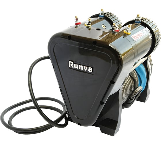 Автомобильная электрическая лебёдка RUNVA 12V 10000 lbs 4500 кг двухмоторная EWS10000SR