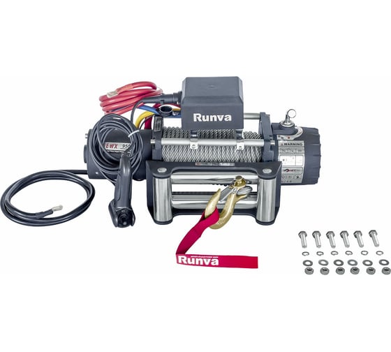 Автомобильная электрическая лебёдка RUNVA 12V 9500 lbs 4350 кг EWX9500S