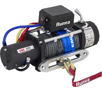 Электрическая лебёдка RUNVA 24V 9500 lbs 4350 кг синтетический трос EWX9500SR EWX9500SSR24V