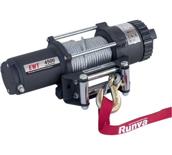 Электрическая лебёдка RUNVA 12V 4500A lbs EWT4500A