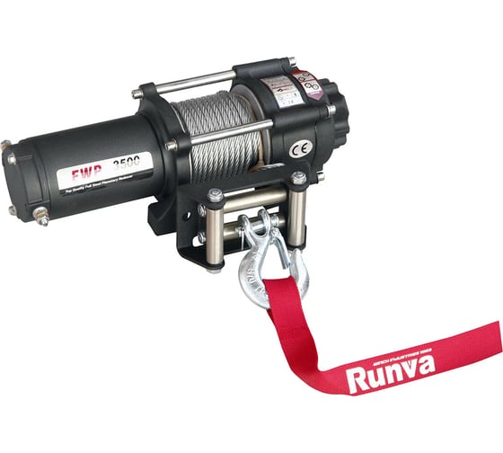 Электрическая лебёдка RUNVA 12V 3500A lbs 1588 кг EWP3500A