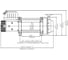 Электрическая лебёдка RUNVA индустриальная 12V 17500 lbs 7930 кг EWN17500U 3
