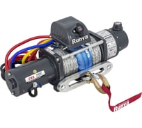 Электрическая лебёдка RUNVA двухскоростная 12V 10000 lbs 4500 кг синтетический трос EWD10000SSR