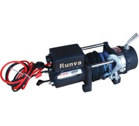 Электрическая лебёдка RUNVA 12V 4500 lbs 2040 кг синтетический трос EWX4500USR