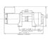 Электрическая лебёдка RUNVA 12V 3500A lbs 1588 кг синтетический трос EWP3500ASR 16