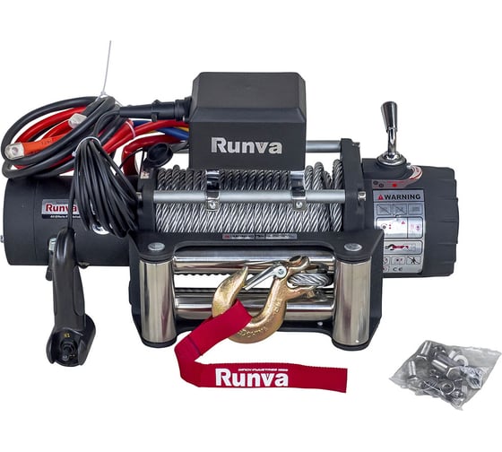 Электрическая лебёдка RUNVA 24V 10000 lbs 4500 кг EWX10000S24V