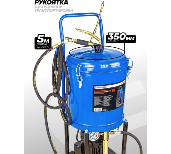 Электрический нагнетатель густой смазки Forsage F-HG-69230 250-400 бар 47685