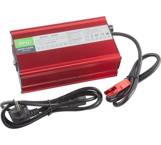 Зарядное устройство RUTRIKE интеллектуальное для LiFePo4 аккумуляторов 24V80AH (20А) AF600 SB50 025135 1