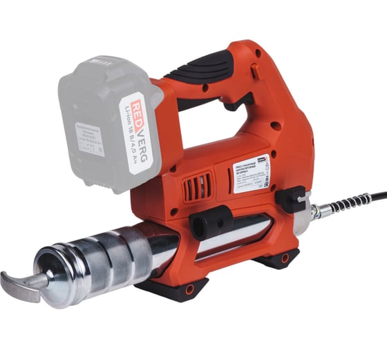 Пресс смазочный аккумуляторный REDVERG RD-GPR18/U (без акк, без з/у) 00006689100 1