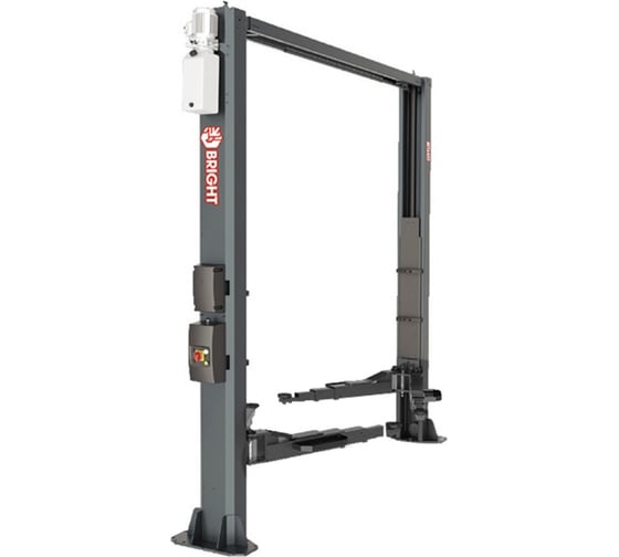 Подъемник двухстоечный электрогидравлический BRIGHT BETA 45S_RAL7040/7016 4,5 т В0000000203845 1