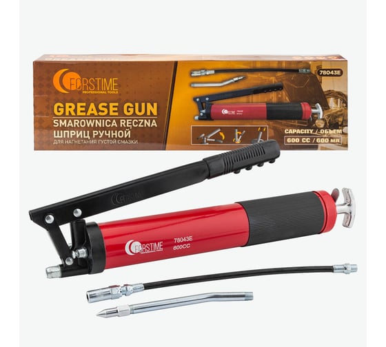 Шприц ручной для нагнетания густой смазки FORSTIME 600 мл FT-78043E(63312) 1