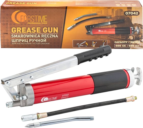 Шприц ручной для нагнетания густой смазки FORSTIME 600 мл FT-07042(63306) 1