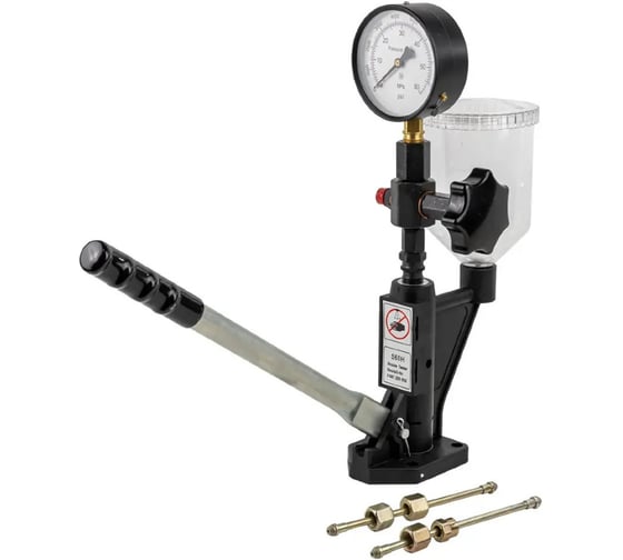 Стенд для проверки дизельных форсунок YATAFORCE с манометром и резьбовыми адаптерами-переходниками YF-905G13(63587) 1