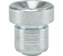 Воронкообразная заколачиваемая пресс-масленка (тавотница) MasloSmenka D1A, Ø8/10 круглая прямая (180) 10 шт., оцинкованная сталь, 011502-10