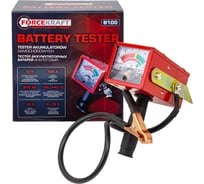 Тестер аккумуляторных батарей Forcekraft аналоговый (12V, 100А) FK-B100(66179)