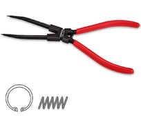 Съемник внутренних стопорных колец прямой TOPTUL 10-32 мм, 225 мм, удлиненные DCBJ1383