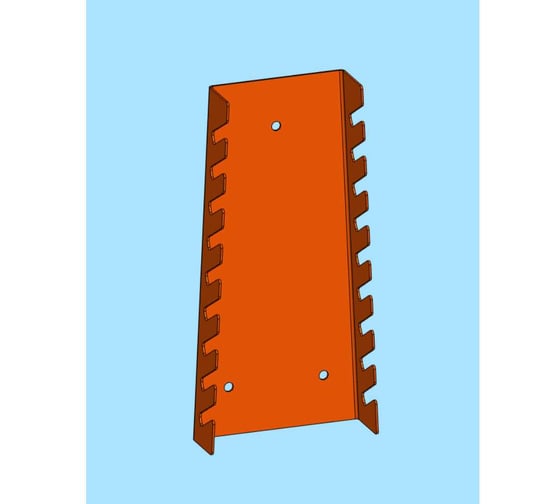 Держатель для гаечных ключей вертикальный Parallax оранжевый 100х30 526OR100030220 1