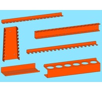 Комплект полок большой, оранжевый Parallax Параллакс 500OR0000000006-PLK