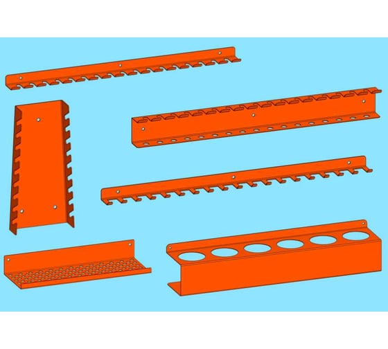 Комплект полок большой Parallax оранжевый 500OR0000000006-PLK 1