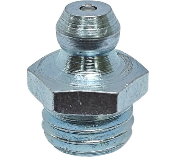 Пресс-масленка прямая MasloSmenka G3/8 UNF (3/8-24), комплект 10 шт, оцинкованная сталь, Европейский стандарт DIN71412, 010123-10 1