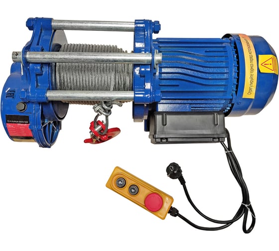 Лебедка электрическая Строительные ресурсы KCD500кг/30м/220В с вольтметром 5003022V 1